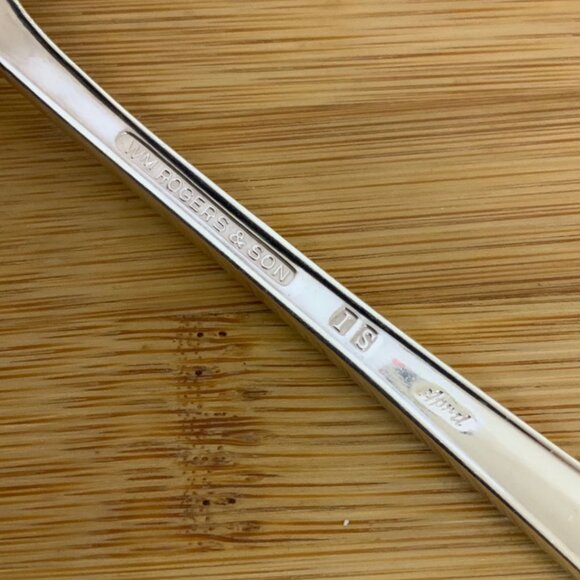 Rogers & Son IS April Silverplate 4 Dinner Forks Vintage Flatware 1950 - Picture 4 of 4